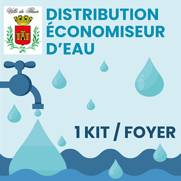La mairie de Thuir met à disposition des kits d’économiseur d’eau pour ses habitants.