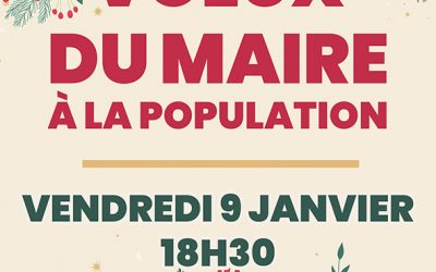 Vœux du Maire à la population