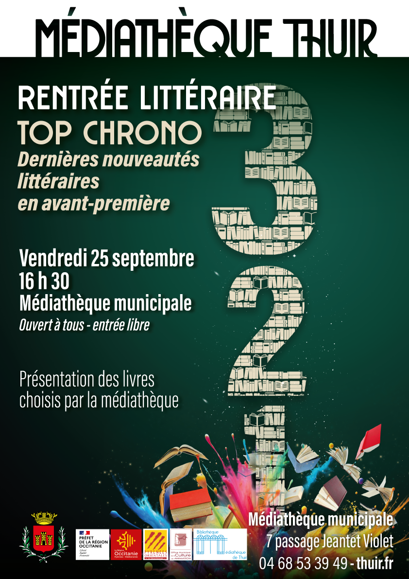 TOP CHRONO, SPÉCIAL RENTRÉE LITTÉRAIRE